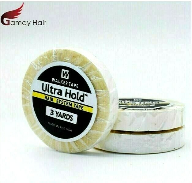 Walker Ultra Hold Tapes Roll Men Toupee Hair Wigs 1’x3 3/4’x3 Double Sided Tape