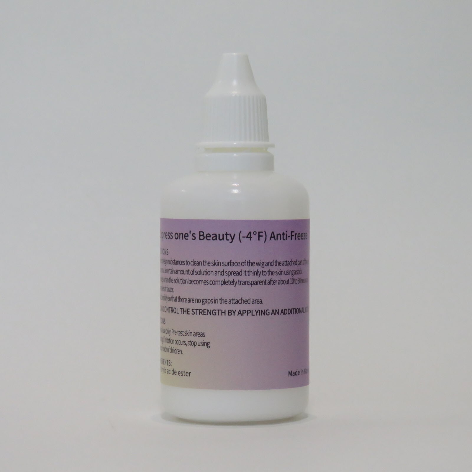 Hair Lace Wig Glue Extension Bond White 1.3 oz / Not Frozen in Winter /ELB Glue