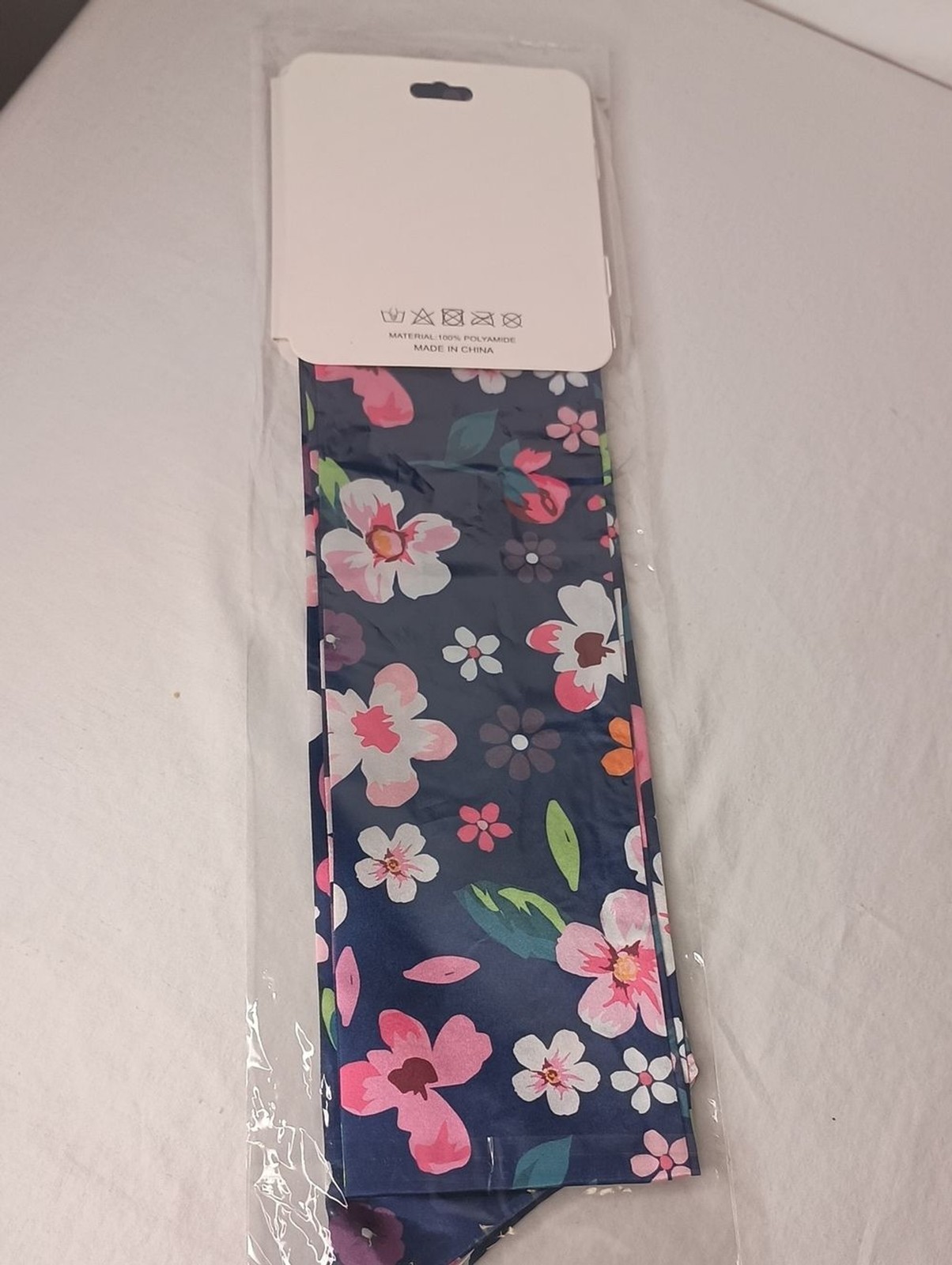 Queen Ellas Collection Women’s Satin Multicolor edge scarf floral