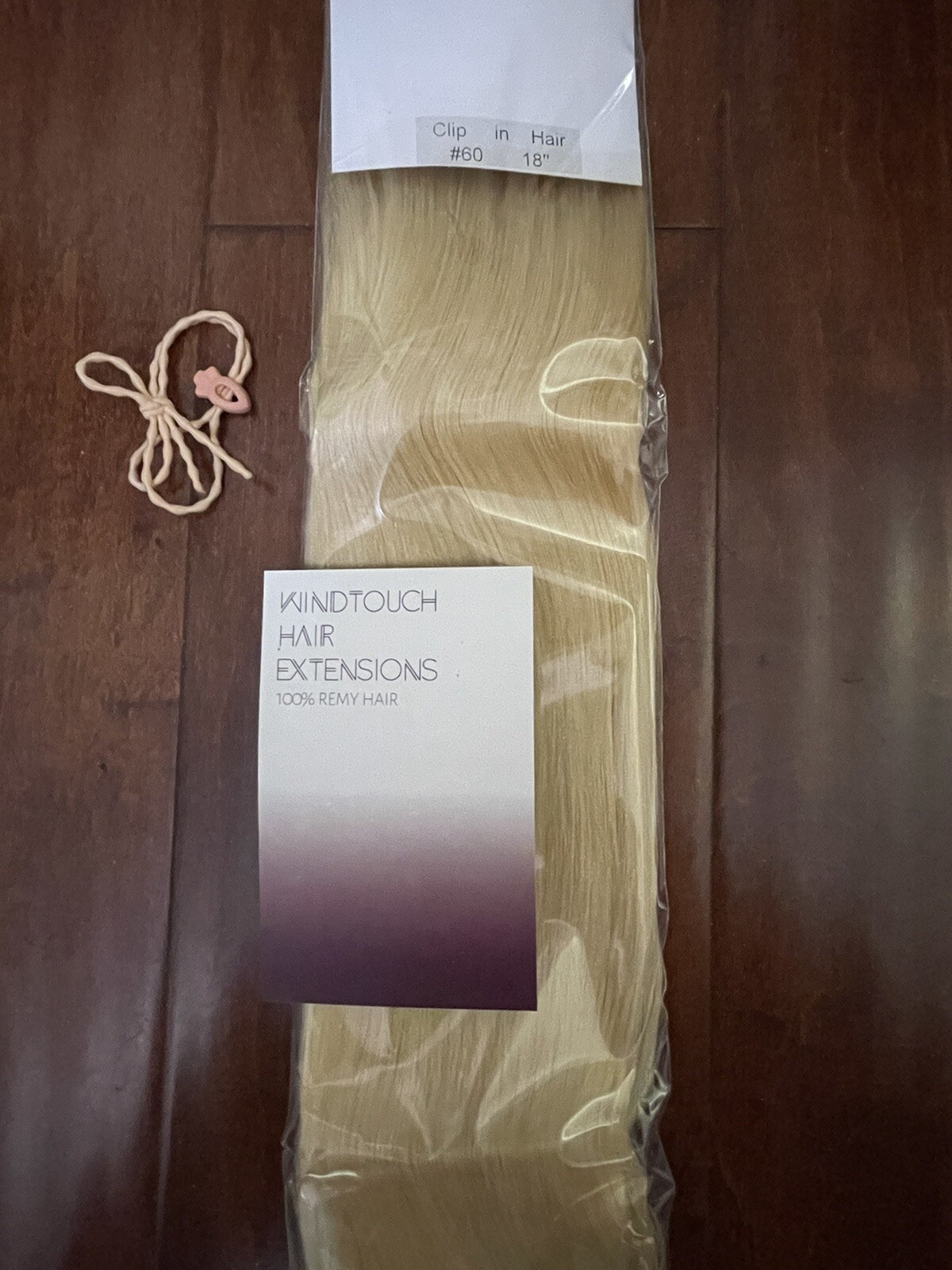Human hair extensions 100% remy hair 18″ clip 7 pc 70 g #60