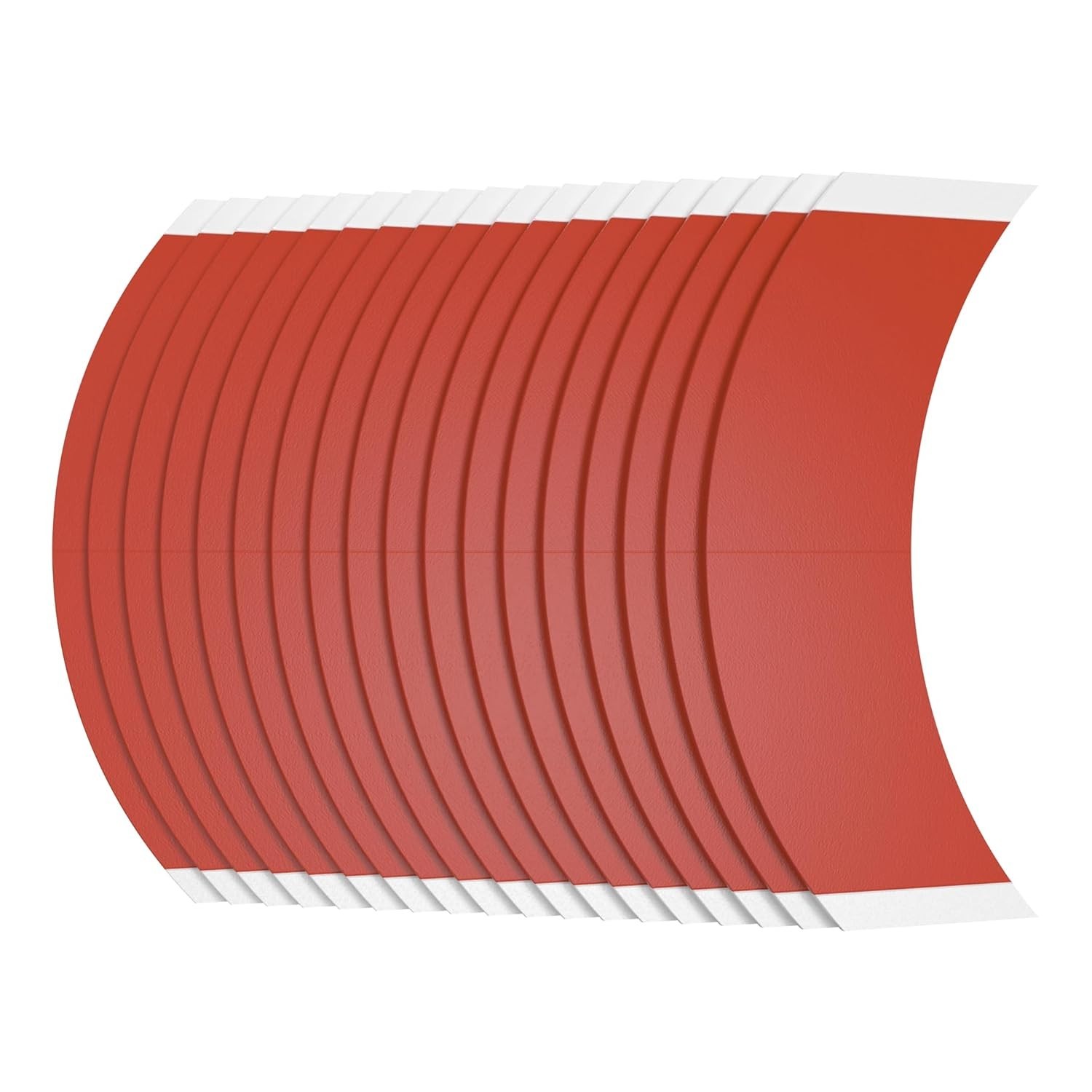 Liberty Red Hairpiece Wig Tape | Made in USA | 108 CC Curve Strips | Double Sid