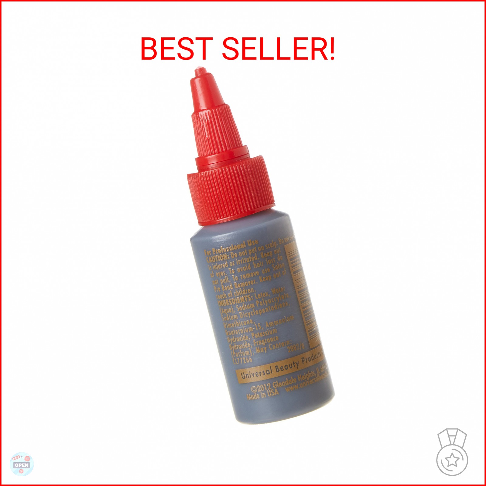 Salonpro Salon Pro Hair Extension Bonding Glue Black 1 Oz