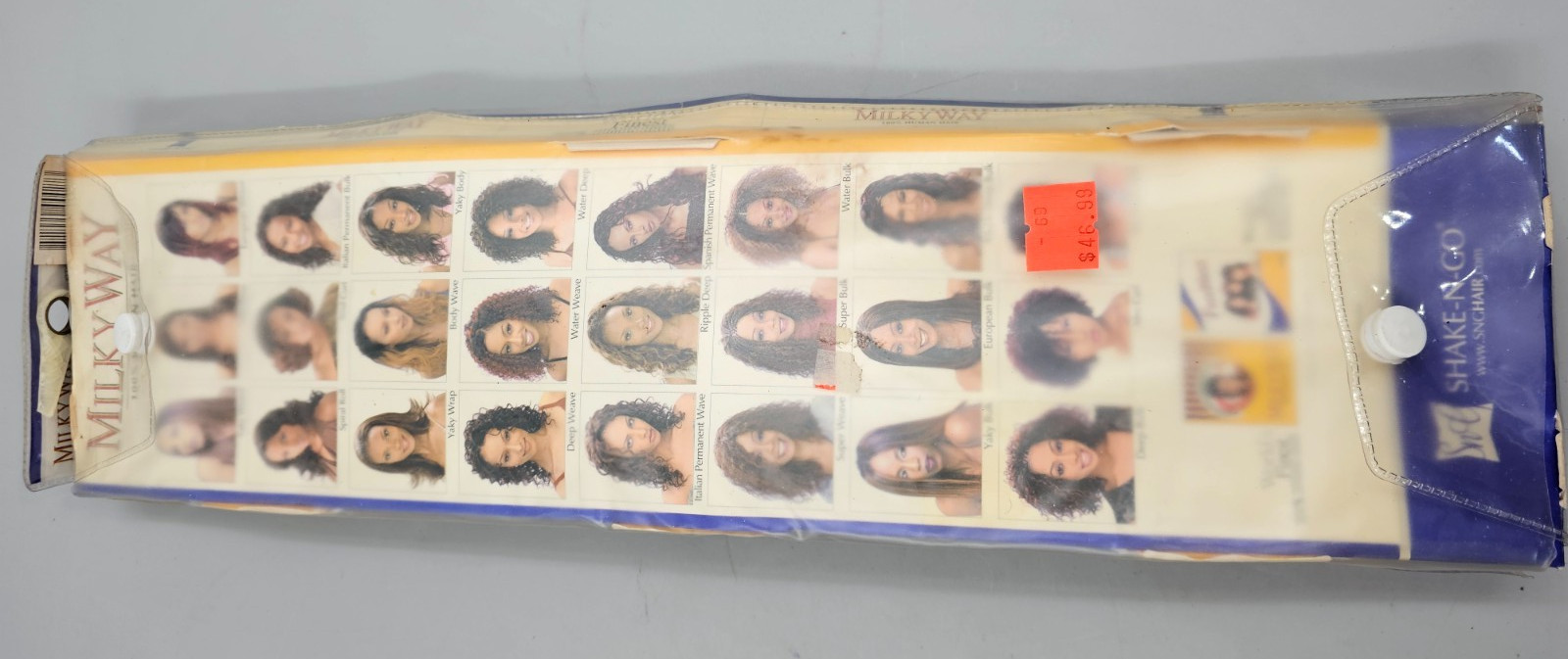 Milky Way 100% Human Hair 16″ Finger Roll Wave + FreeTress Synthetic Kelly Curl