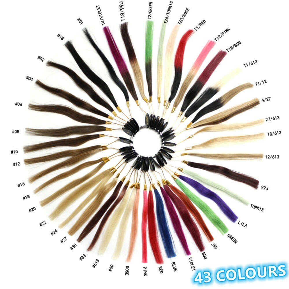 Micro Rings Link Loop Beads Tip 100% Real Remy Human Hair Extensions Natural US