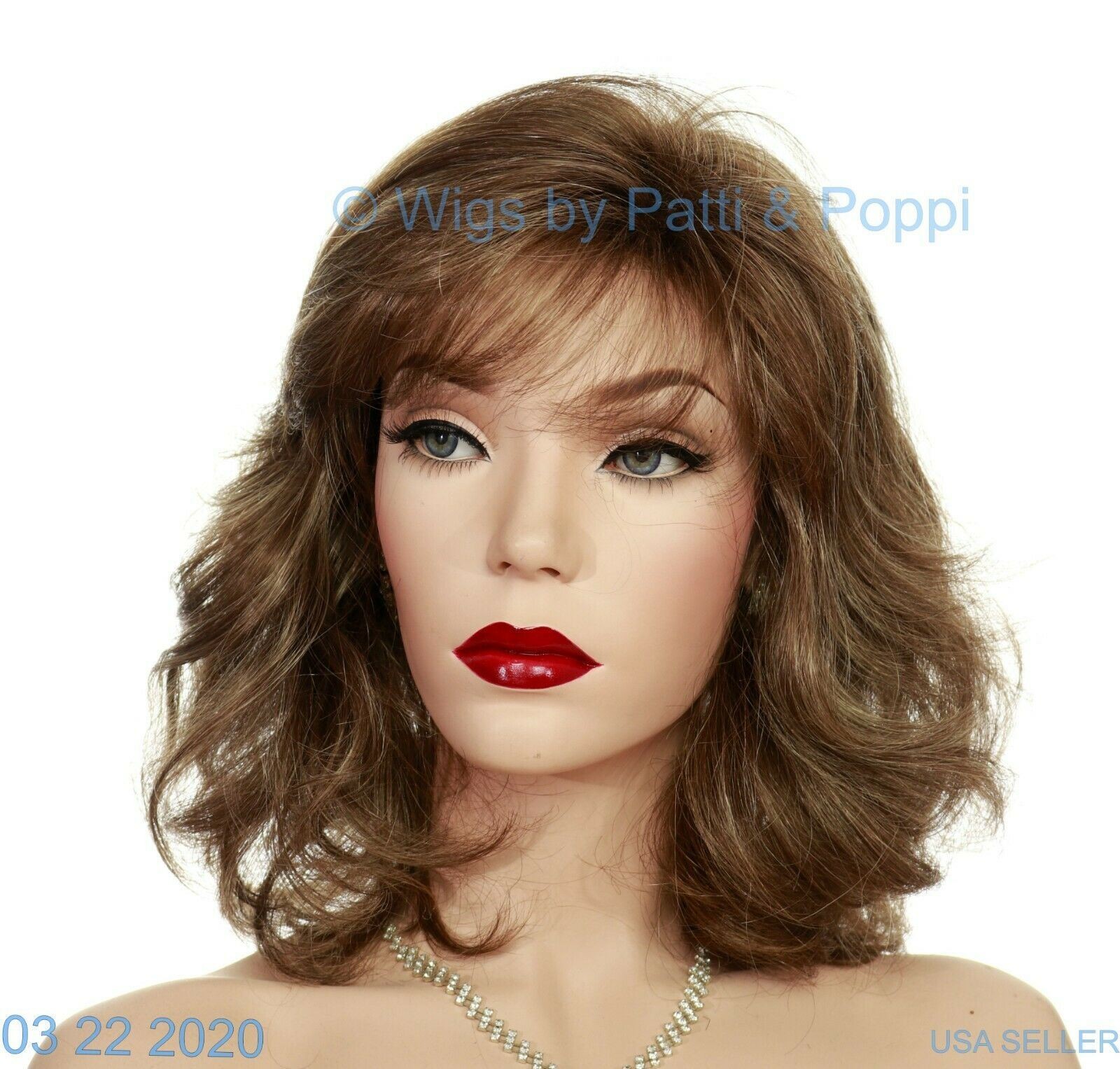 JESSICA CLASSIC CAP WIG JON RENAU COLOR 10RH16 HIGHLIGHTED BROWN -2-SP