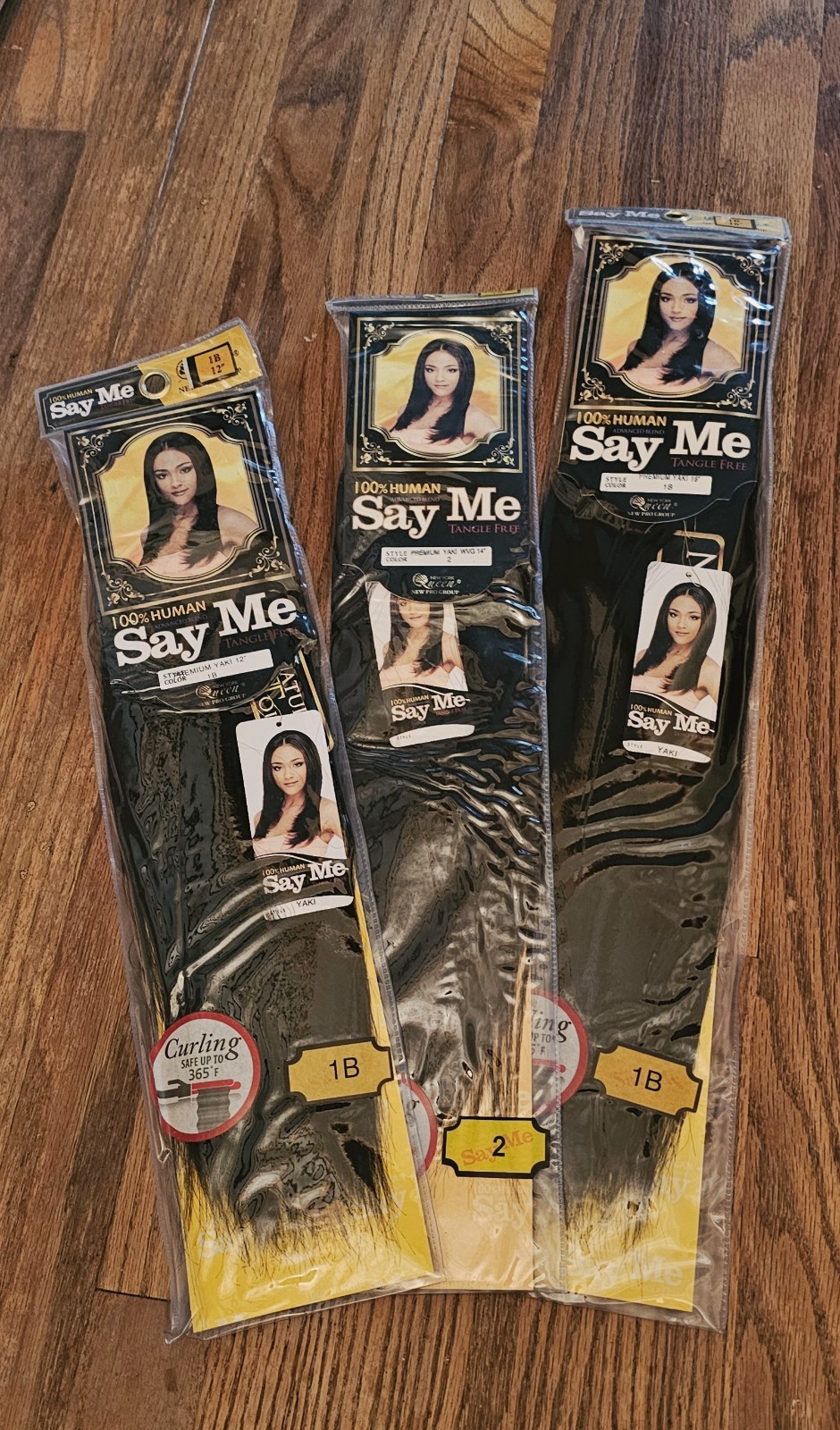 HUMAN HAIR EXTENSIONS PREMIUM YAKI, Curling & Flat iron 2 Items for 1 LOW PRICE
