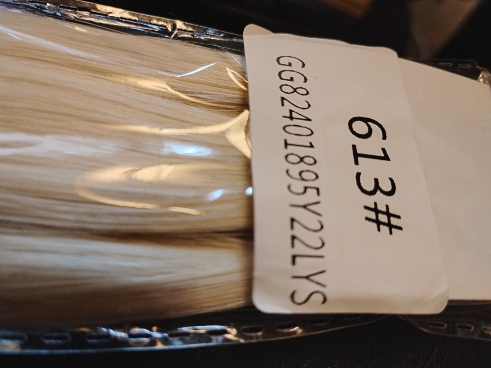 Real Remy 100% Human Hair Extensions Tape-In #613 Bleach Blonde 10 Pcs New