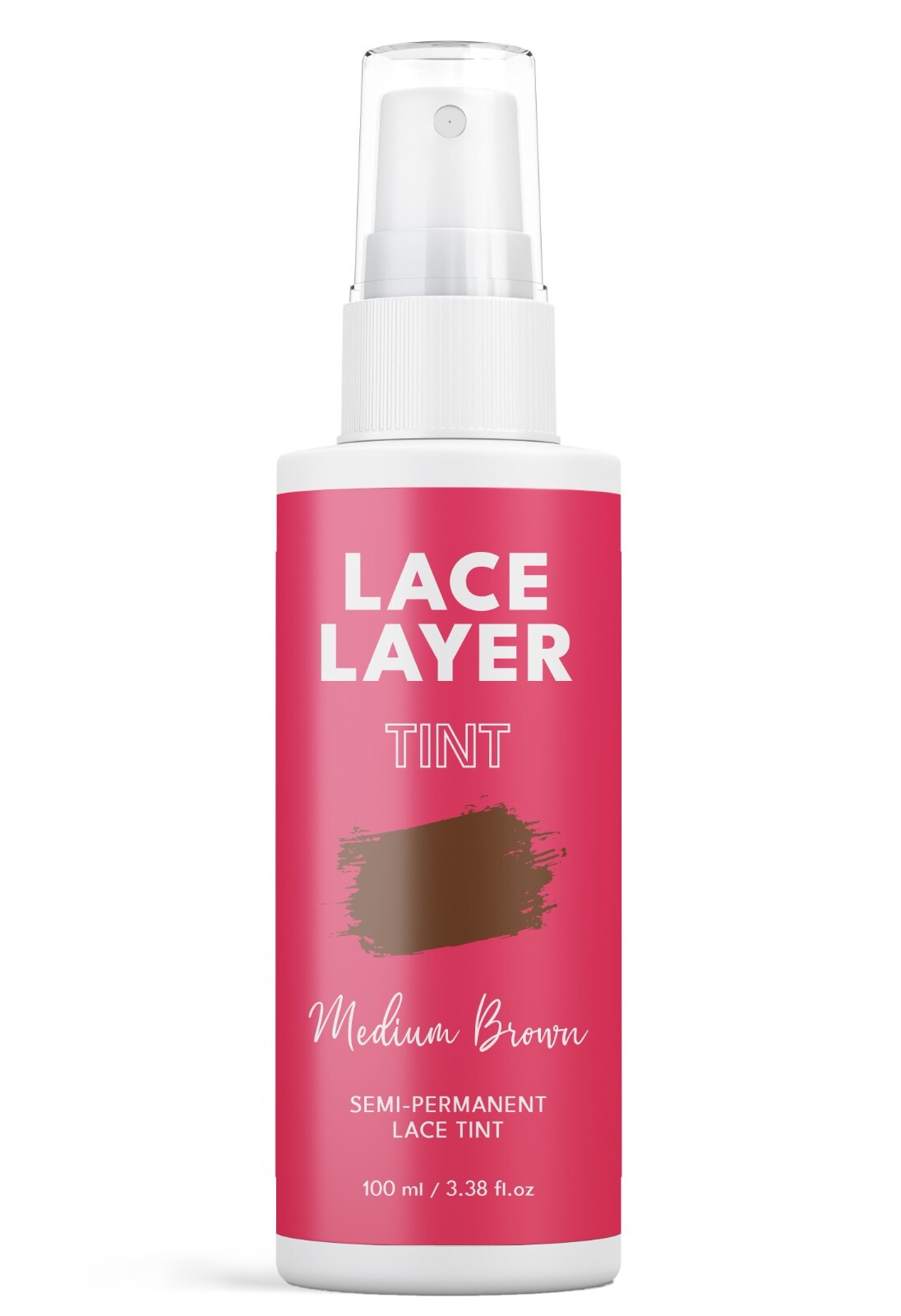 Lace Layer Lace Tint Spray for Lace Wigs Water Resistant Natural Look – 3.38 oz