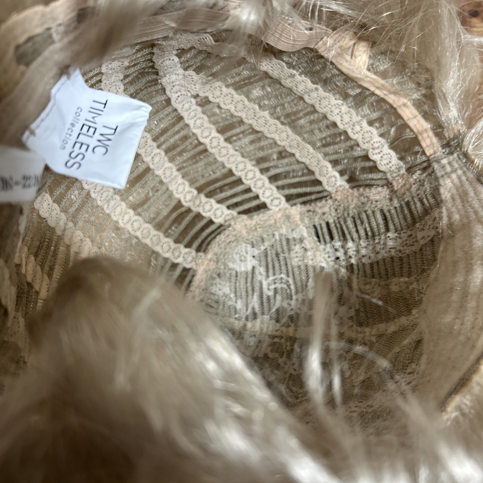Synthetic wig golden blonde Pixie 21in-22in. Timeless Collection EUC