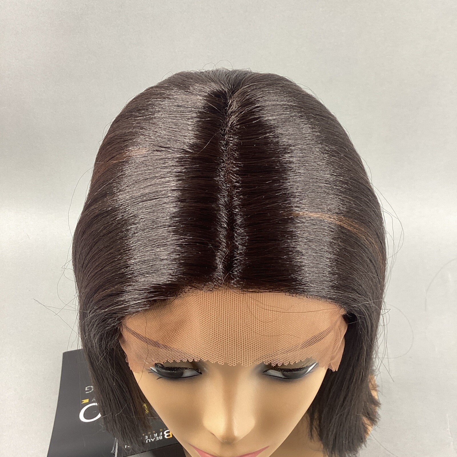 PLW-Selena Short Straight #F4/30 Brown Honey Remi Quality Lace Wig Curl Safe