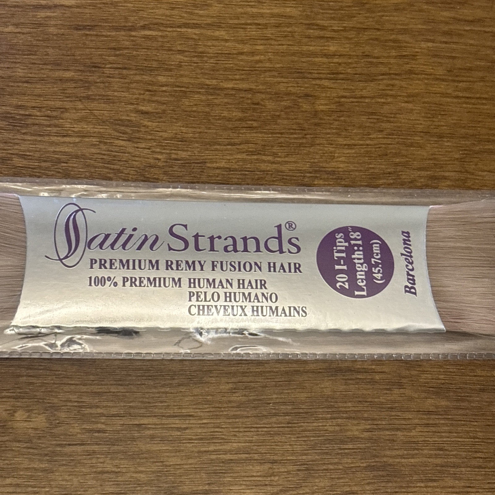 Satin Strands 100% Human Hair 20 I-Tips 18″ Remy Fusion Barcelona (blonde)