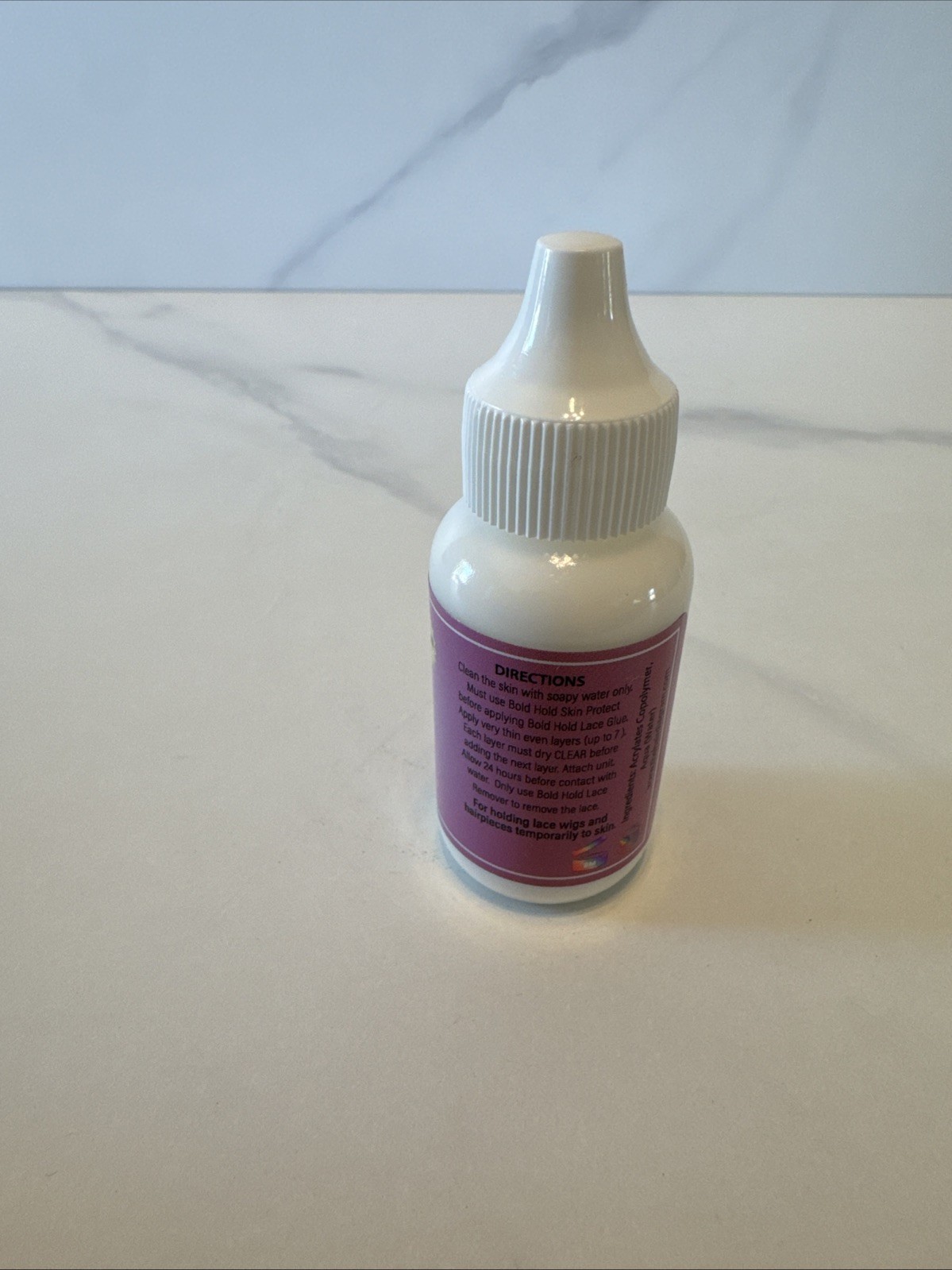 Bold Hold Active Reloaded Strong Hold Glue for Wigs Formulated Oily Skin 1.3oz.