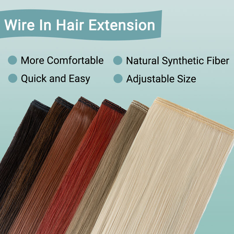 Highlight Hidden Secret Natural Invisible Wire Hair Extensions One Piece & Ring
