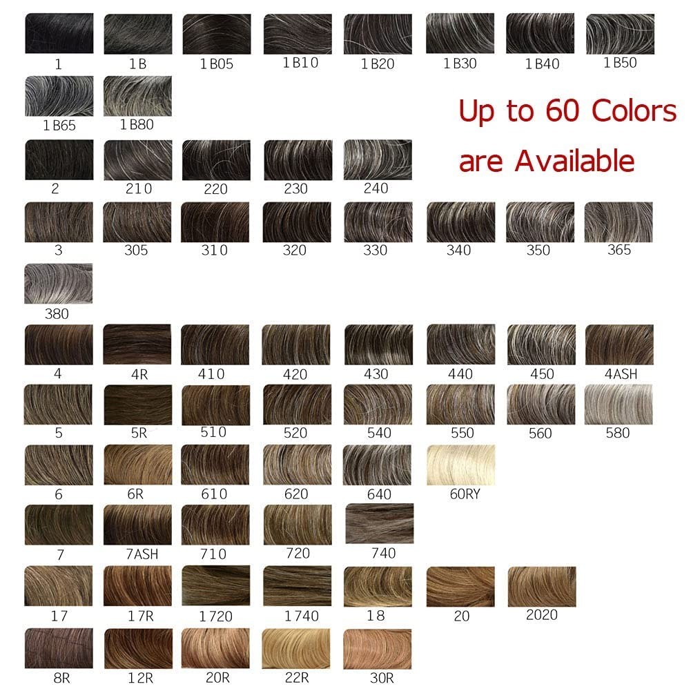 Toupee for Men Hair System Replacement Monofilament Mens Toupee Hairpiece