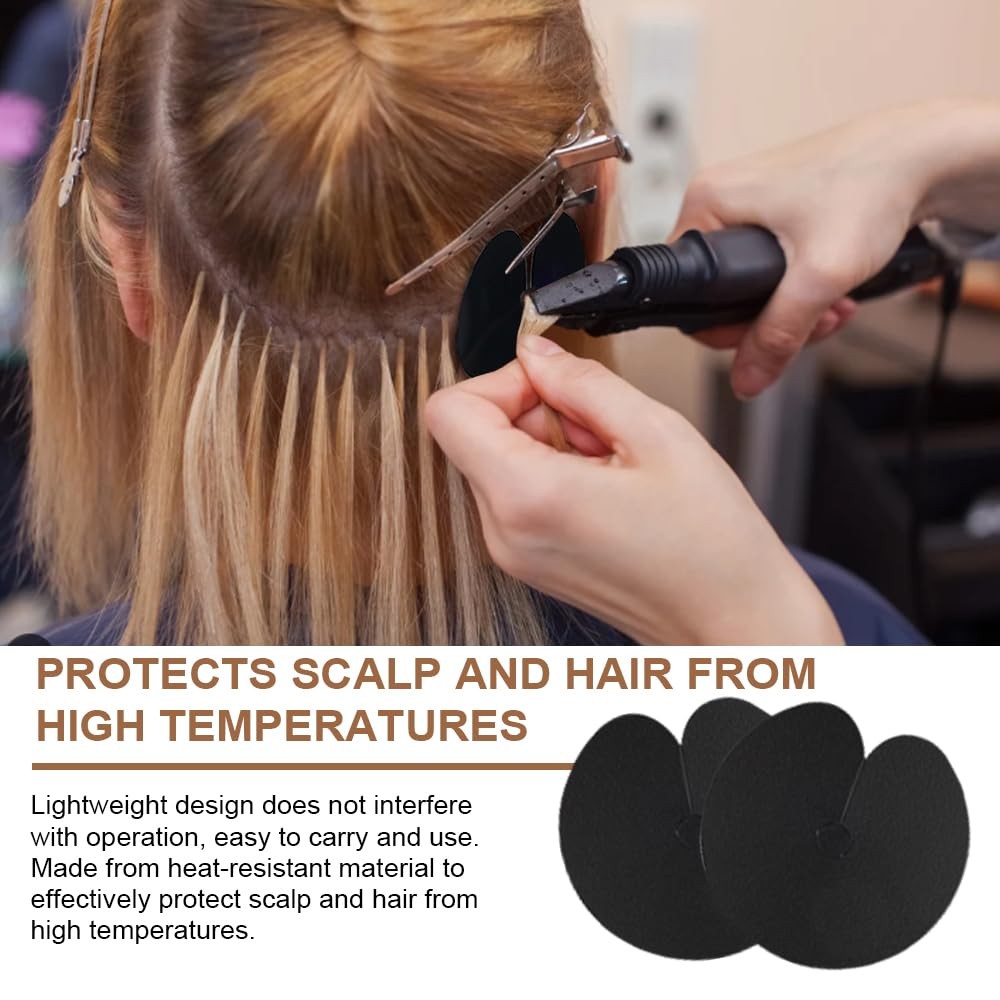 Hair Extension Connector Kit Keratin Bonding Iron 10Pcs Fusion Heat Shield K …