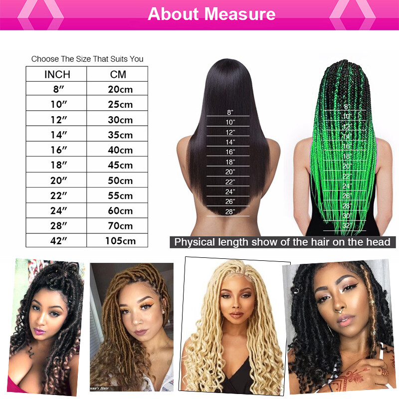 Soft Faux Locs 16-36″ 120 Strands Super Long Goddess Locs Crochet Hair Natural