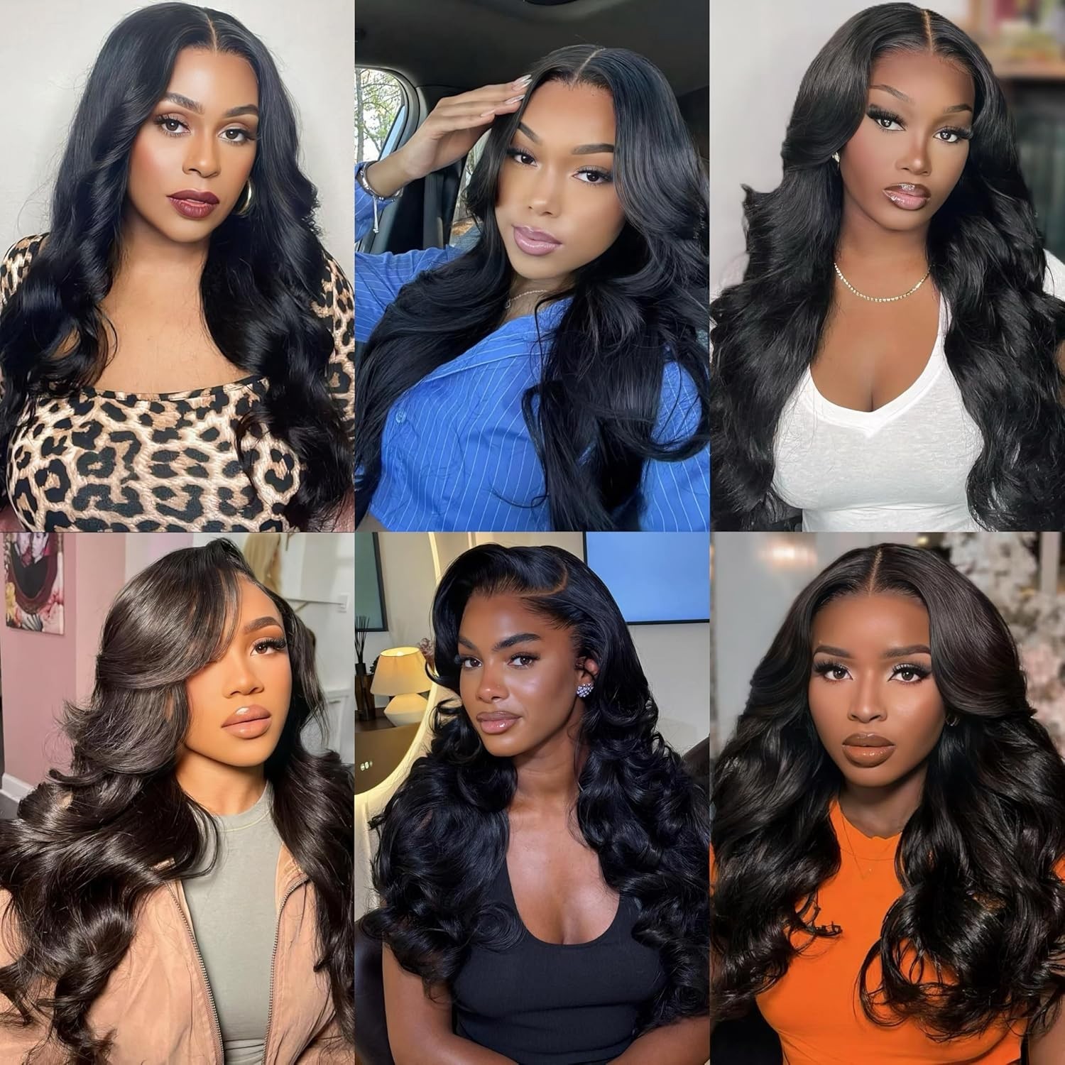 Human Hair Wig Body Wave Upgrade U Part Human Hair Wig U Shape Clip In Half Wig