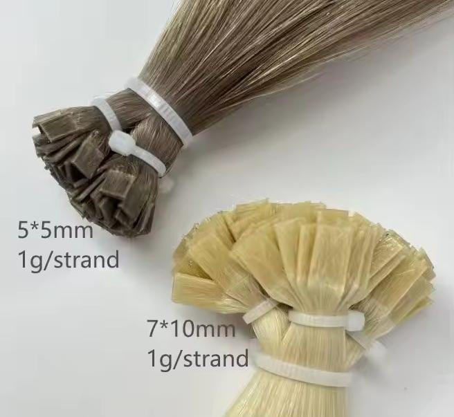 Curly WavyPre Bonded Keratin Fusion Keratin K Tip Human Hair Extensions 100S 70g