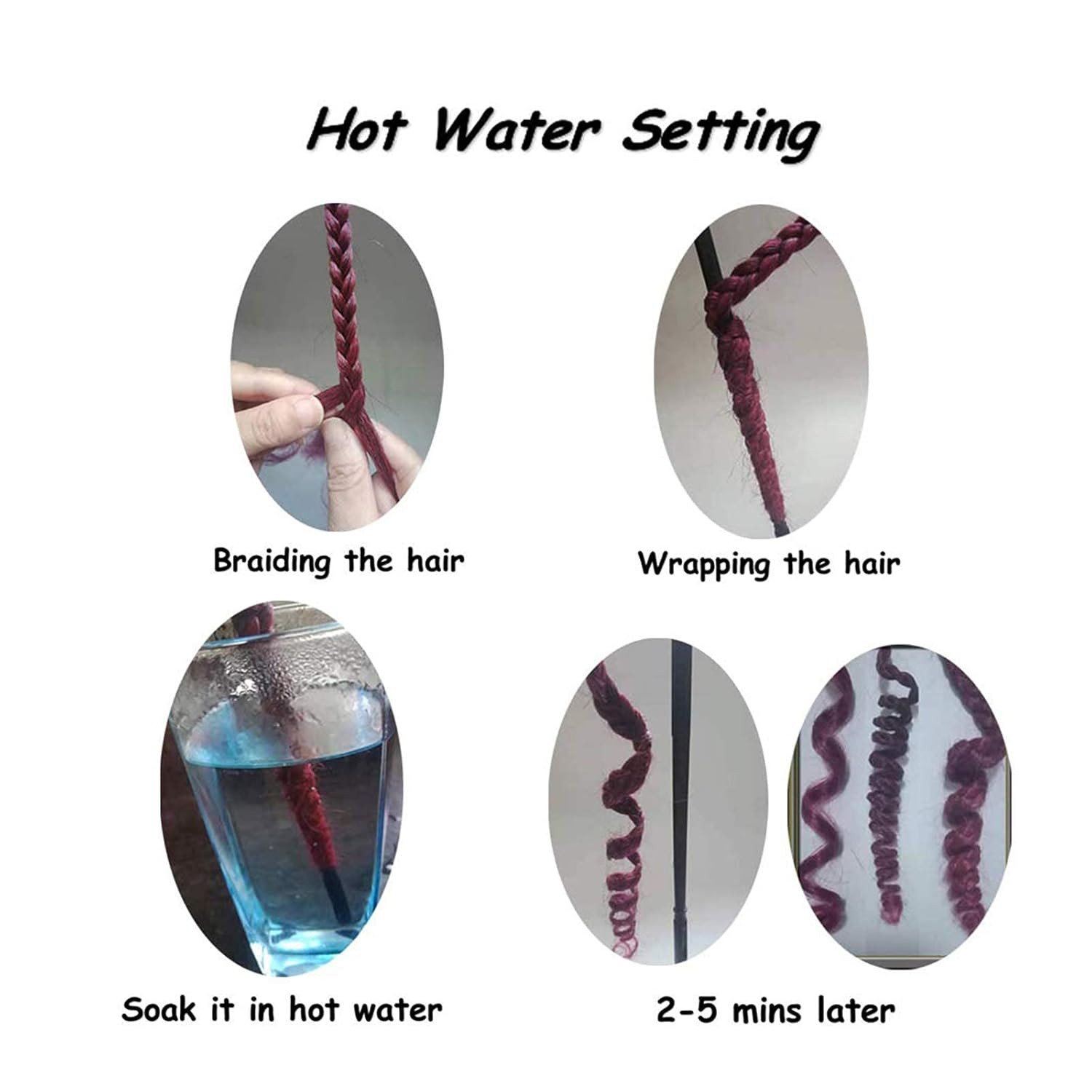 Pre Stretched Braiding Hair Ombre 30 Inch 8 Packs Synthetic Crochet Braids Hot W