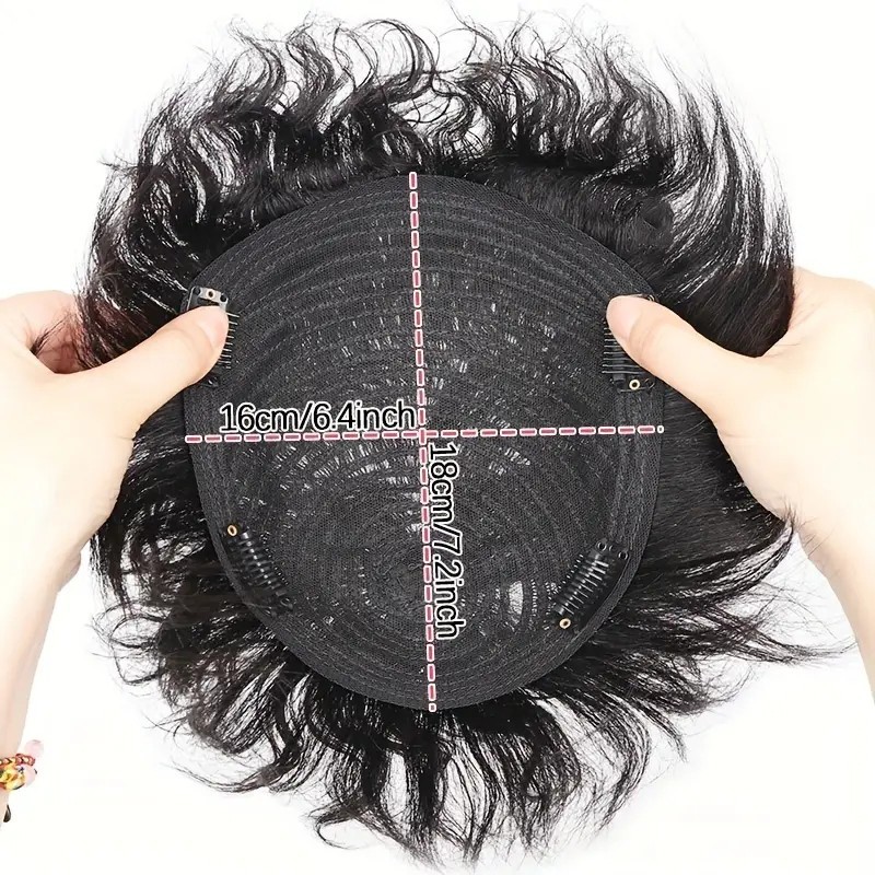 Men’s Wig Real Human Hair Japanese-style Handsome Leslie Curl Invisible Seamless