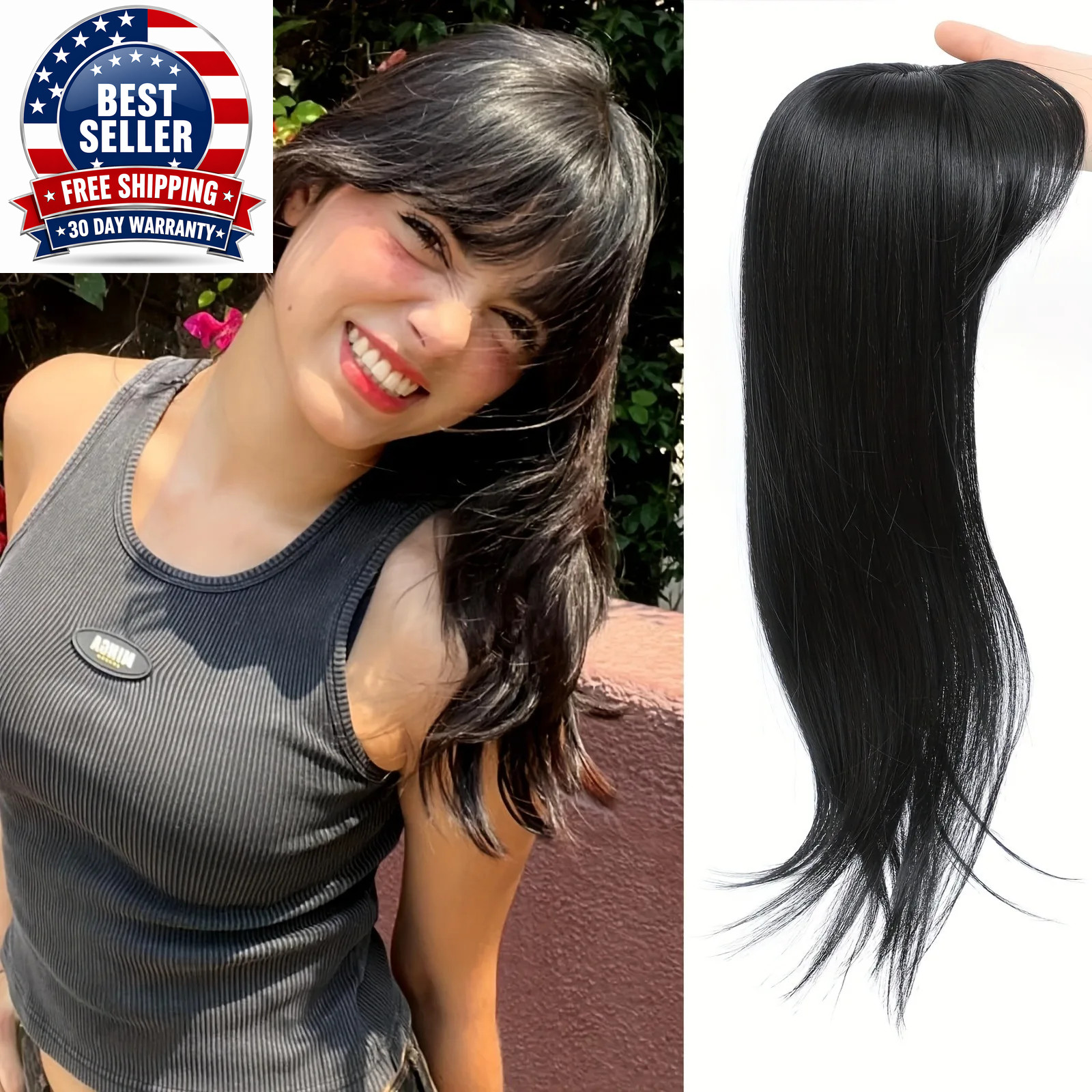[22 Inch Straight Wig Block] Elegant 22 Inch Women’S Straight Synthetic Wig Bloc
