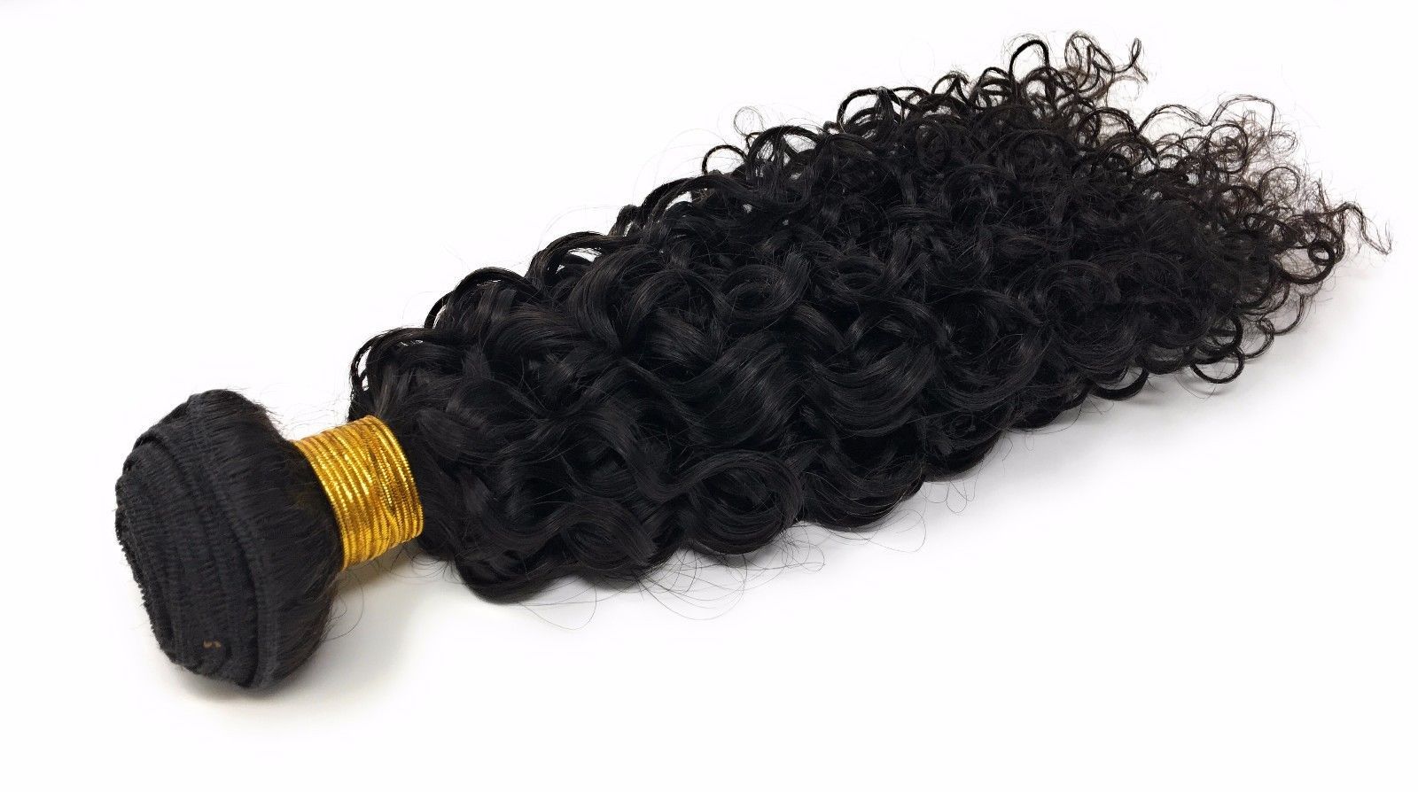 Jerry Curl Curly Sew In 100 Human Hair Weave Extension Black Ali One Bundle
