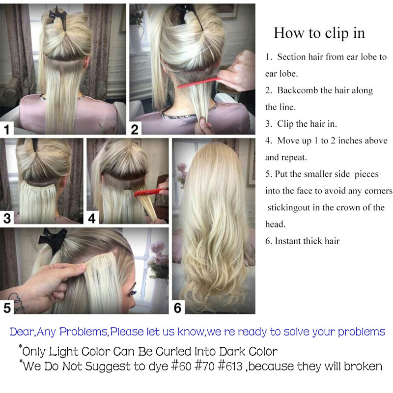 THICK Double Weft Clip In Real Remy Human Hair Extensions Full Head 8pcs Caramel