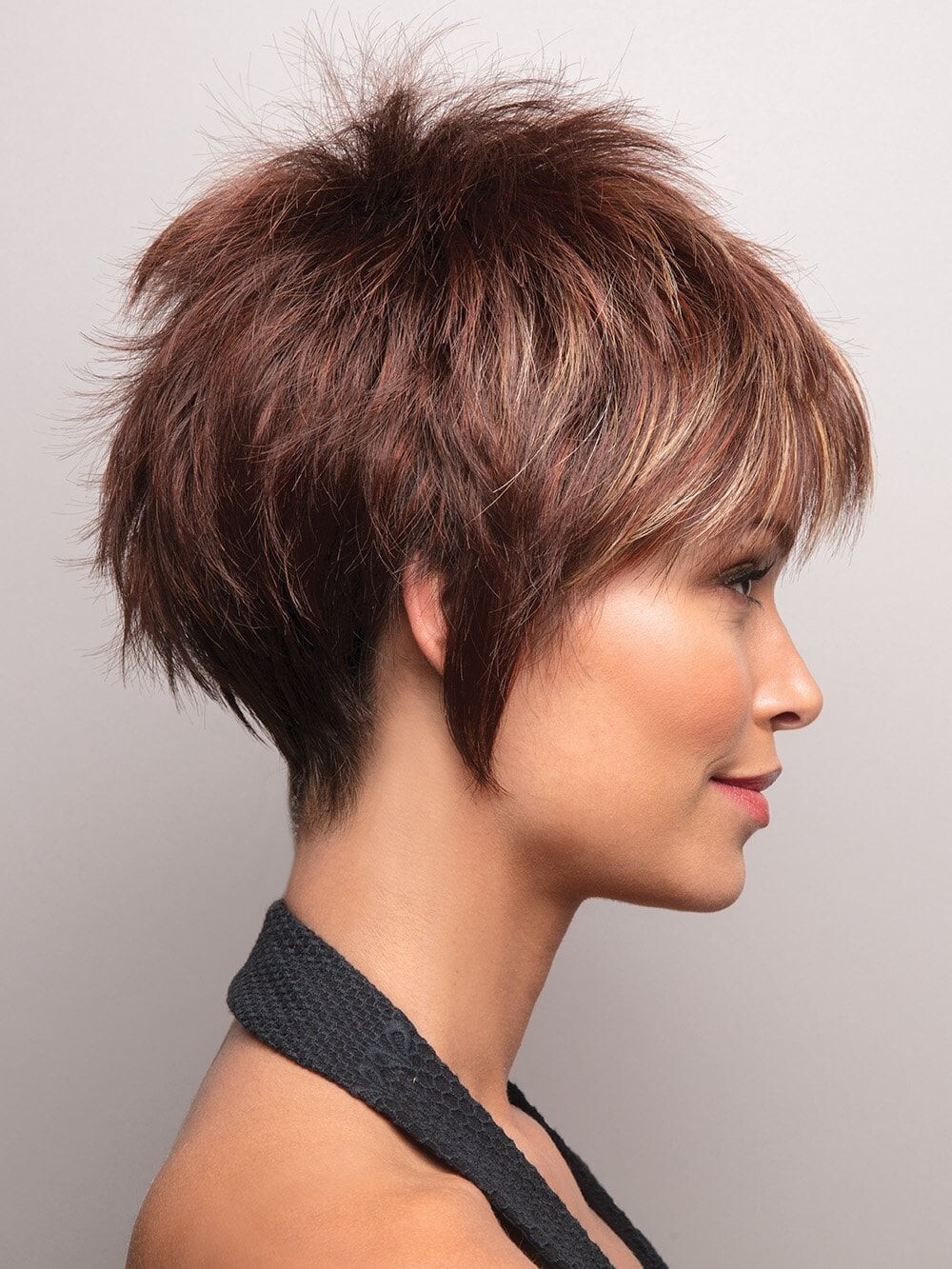 “BILLIE” by NORIKO *MARBLE BROWN-R* SHAG W/SHORT LAYERS&TAPERED BACK*BEST$$LOW$