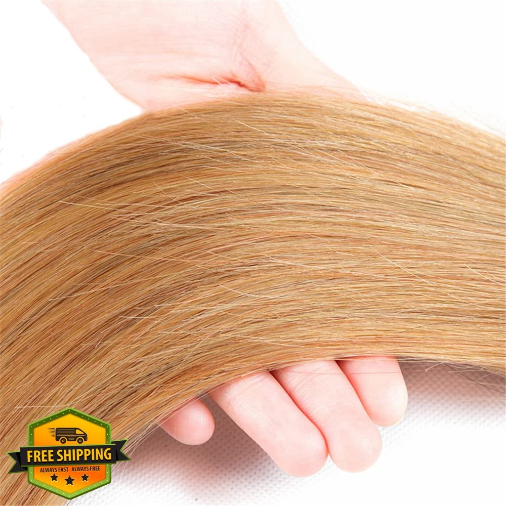 FuivJuix 18 20 22 Inch Straight Hair #27-Blonde ST