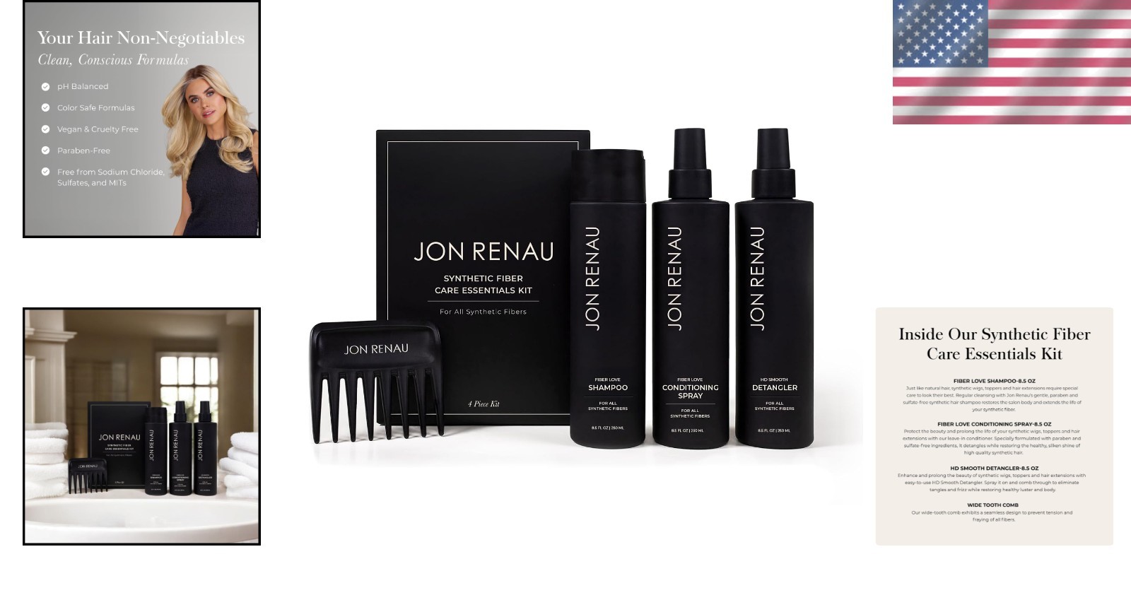 Gentle Care Kit for Synthetic Hair