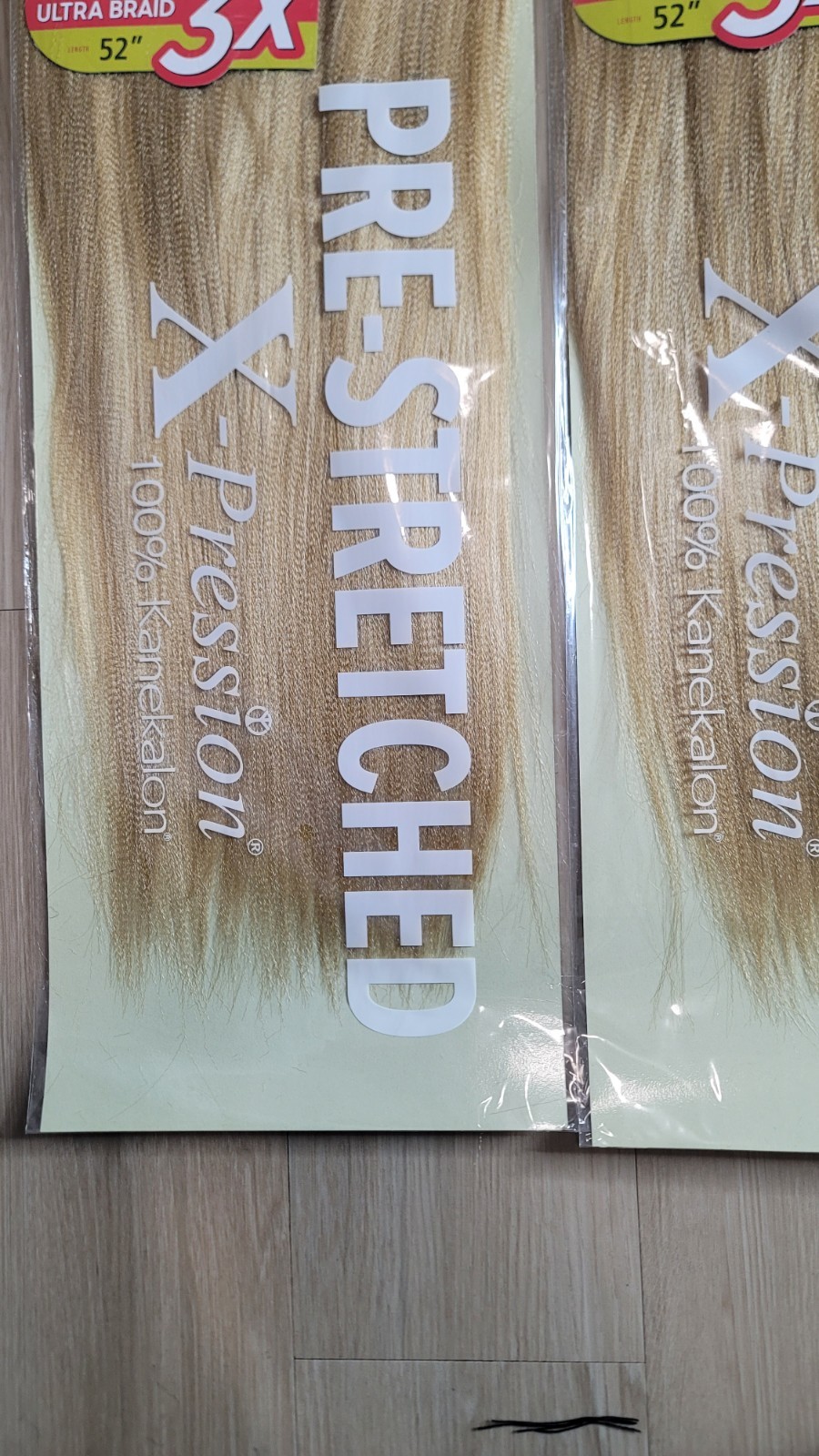 3 Pack Pre Stretched Braiding Hair 9X 52″ COLOR M 27/613 X-Pression Outre