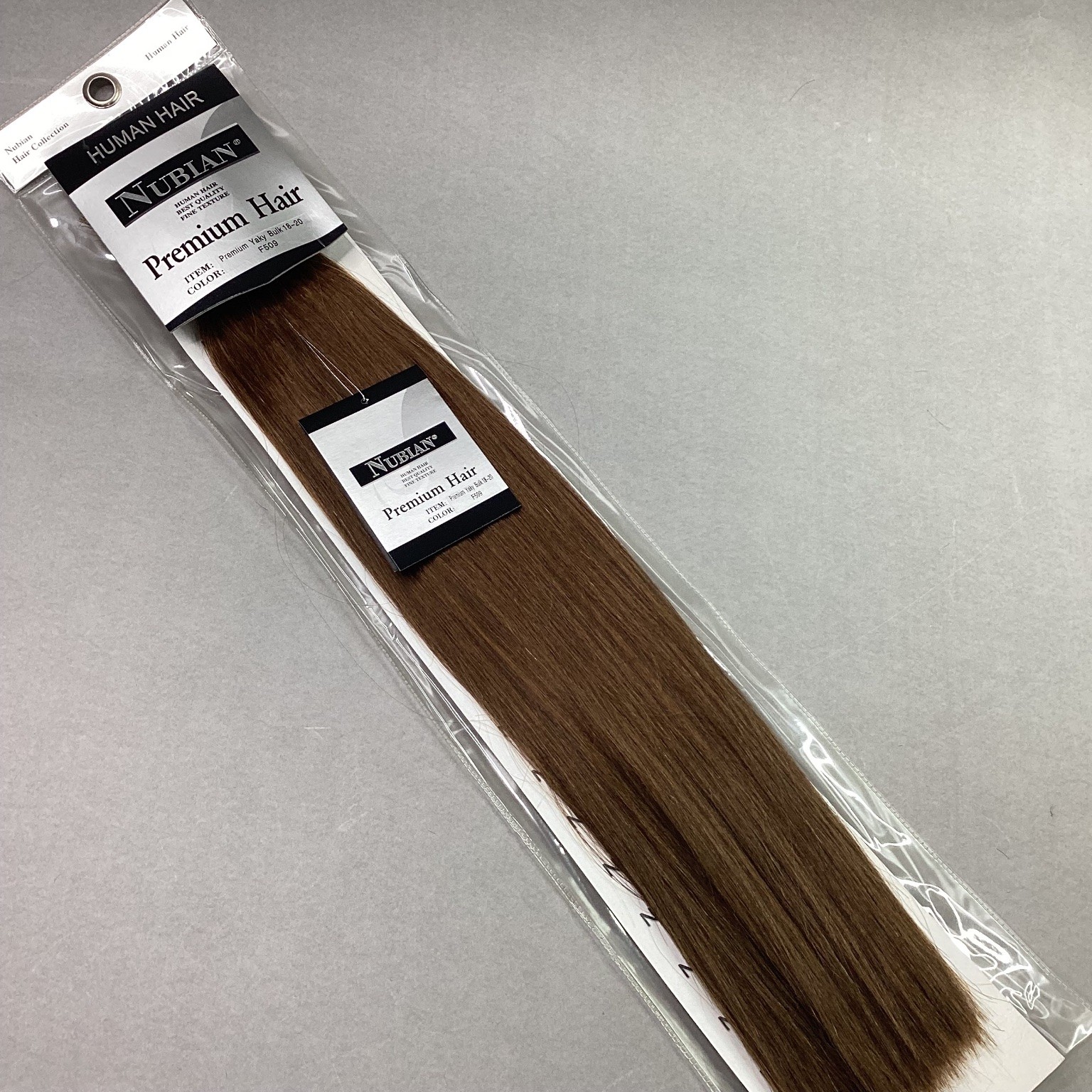 NUBIAN Premium Yaky Bulk Human Hair Extensions F509 18-20″ Braiding Weaving
