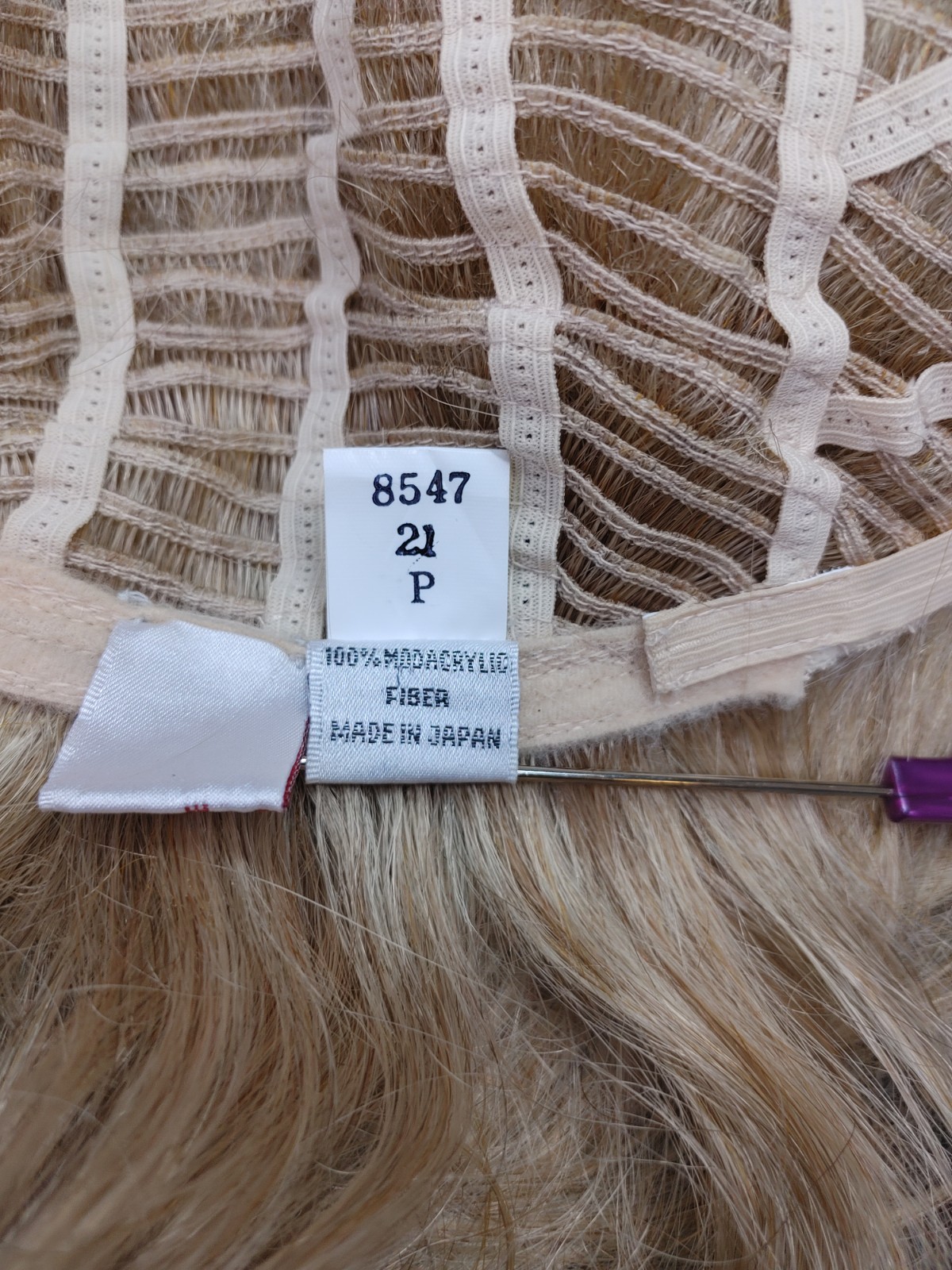 TLC Branded Wig Unworn Mono Part Light Blonde Layered Petite