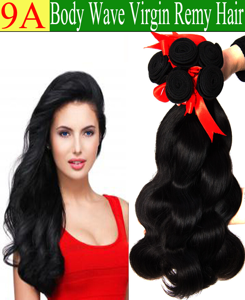 Unprocessed Virgin Remy Human Hair Weave Sew In Body Wave 1 or 3 Bundles 100g/B