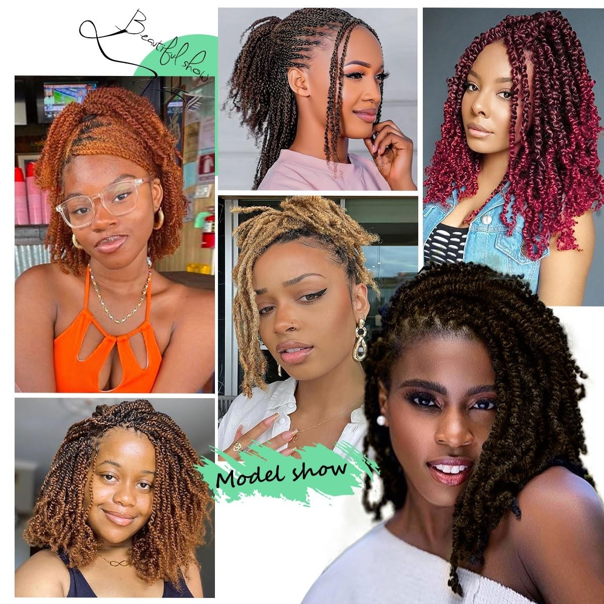 26″ Afro Kinky Bulk Human Hair for Dreadlock Extensions & Repair – Medium Brown,