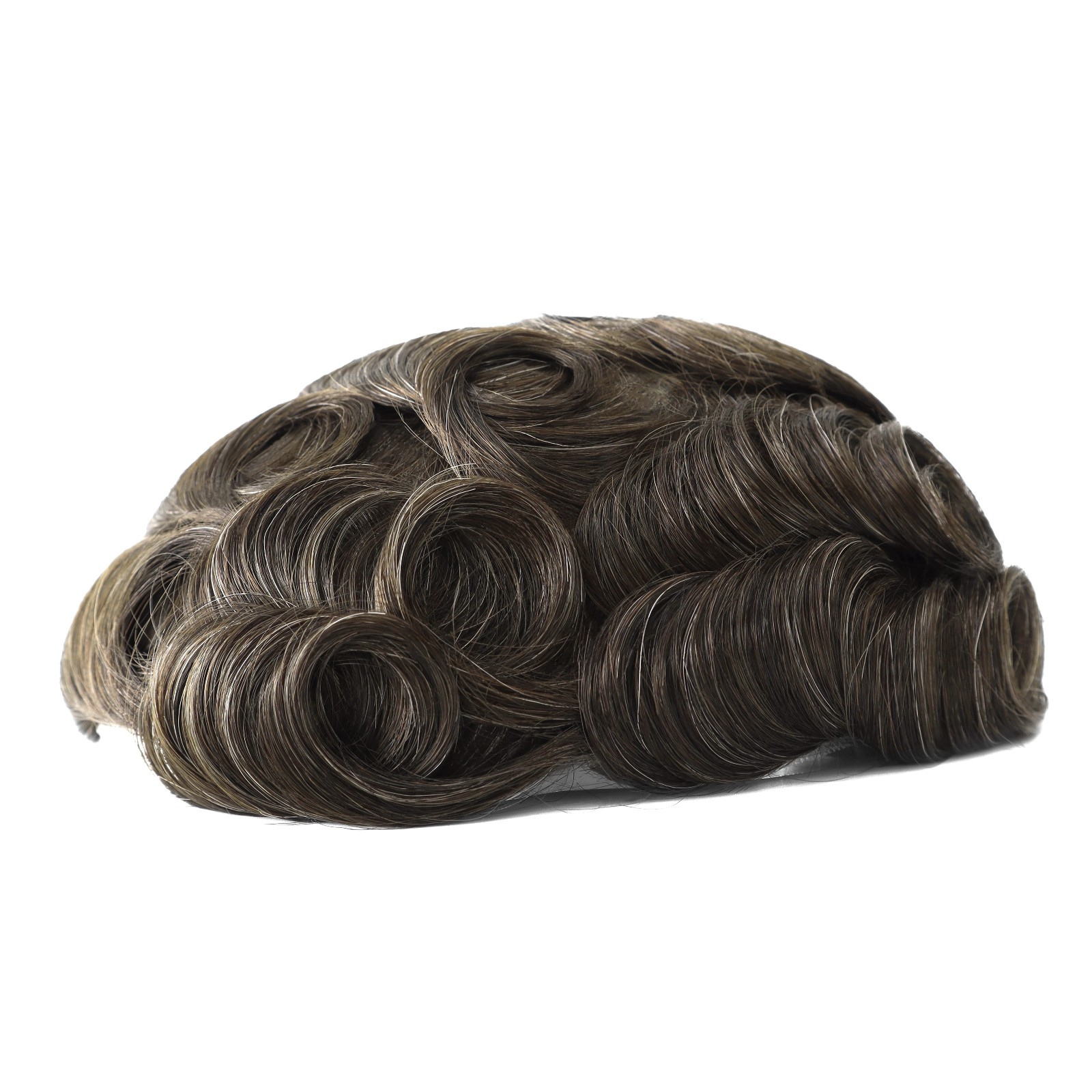Toupee for Men Swiss Lace Human Hair Systems Hairpieces Ntural Hairline 90% #310