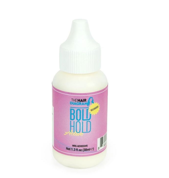 The Hair Diagram Bold Hold Active Reloaded Lace Wig Glue, Strong Hold – 1.3oz