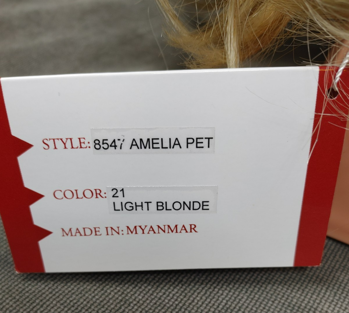 TLC Branded Wig Unworn Mono Part Light Blonde Layered Petite