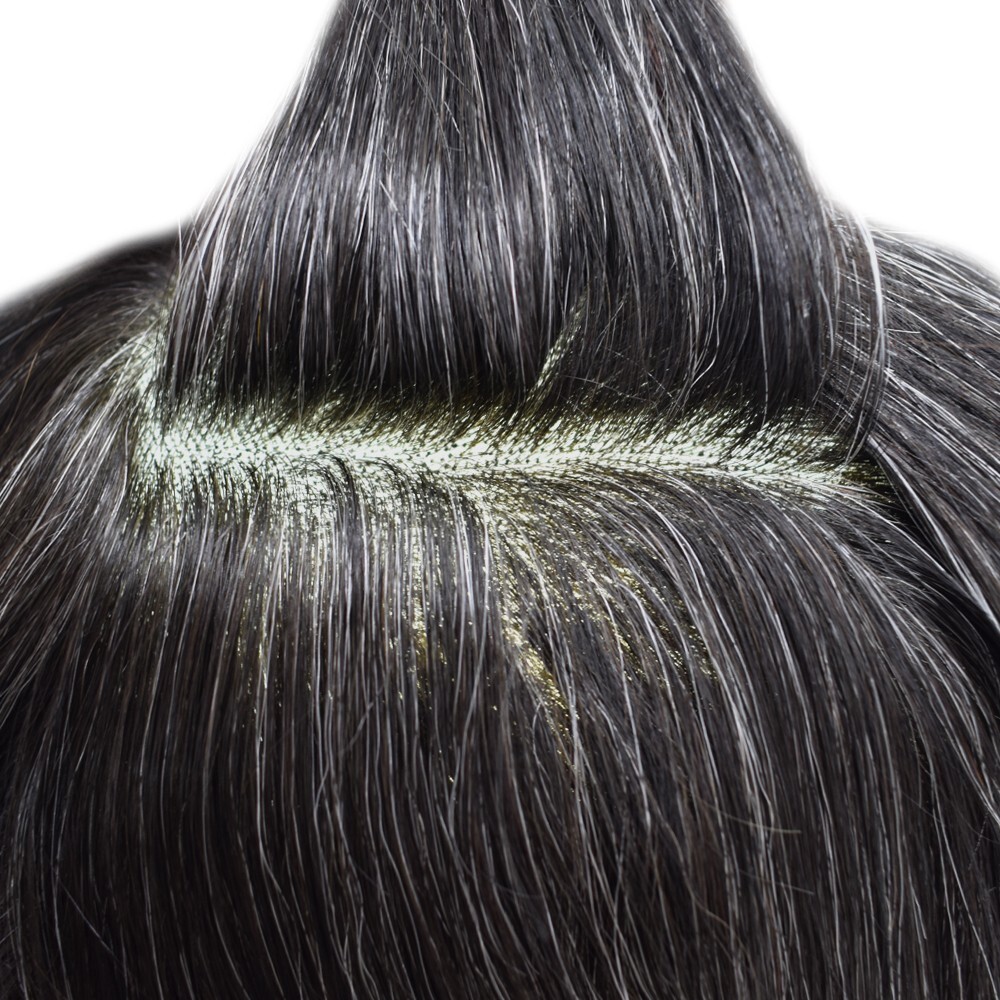 Toupee,Hair replacement,Hairpieces for men,Lace Front Fine Mono Poly Mens Wig US