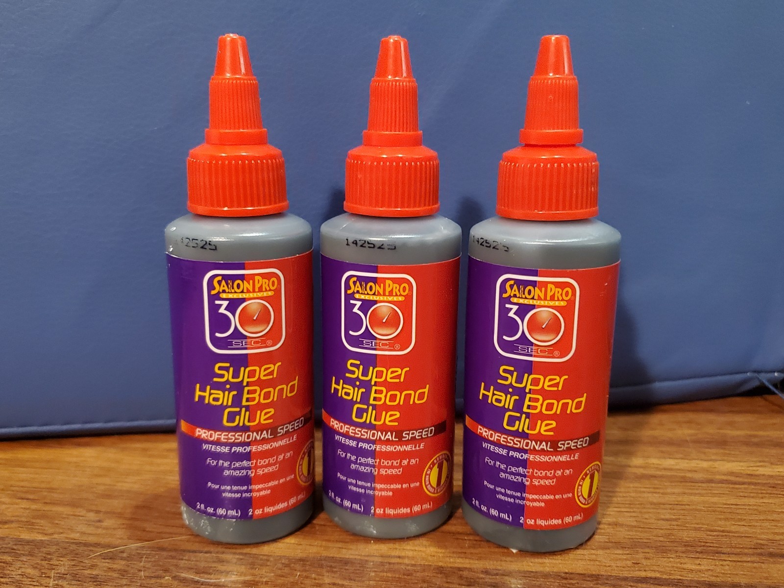 Lot of 3 Super Hair Bond Glue Professional Speed 6 OZ TOTAL