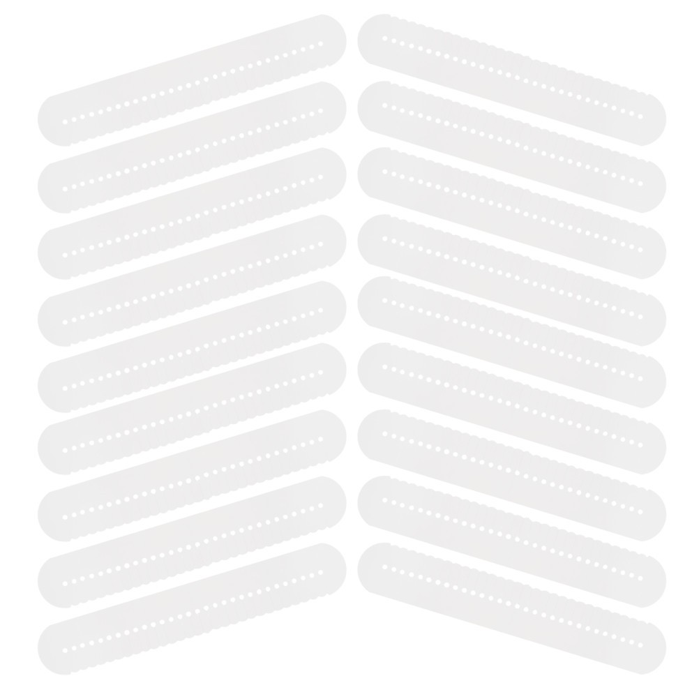 20pcs Fusion Glue Protector Templates – 30-Hole Shield Spacers Heat Shield
