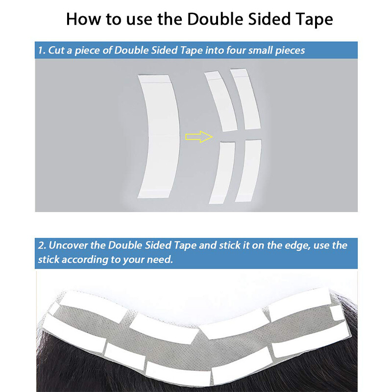 Mens Toupee for Frontal Receding Hairline Real Human Hair V-Looped PU Hairpiece