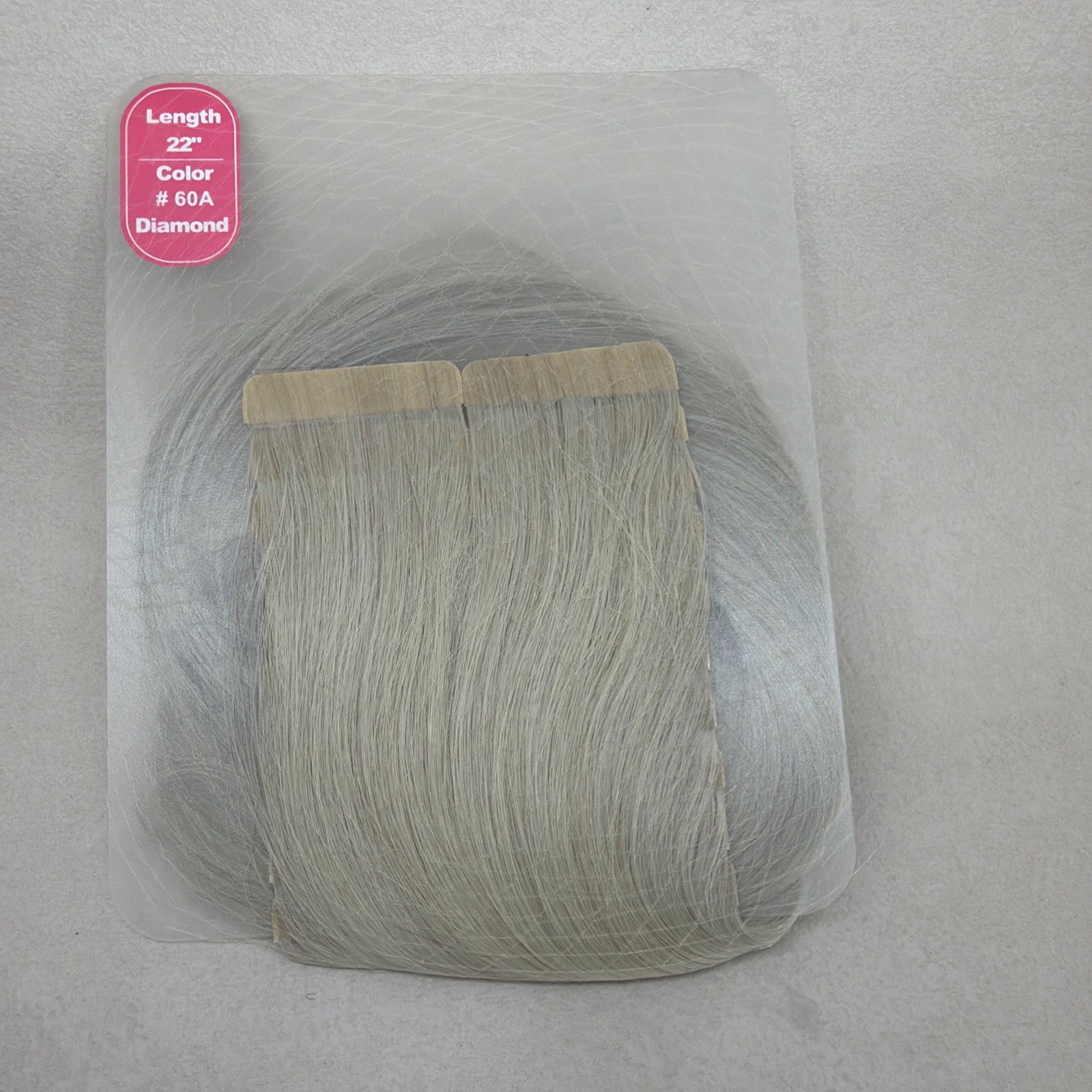 Hotheads Tape-In Extensions LUSH Originals 26” 20 Pieces Diamond #60A New Remy