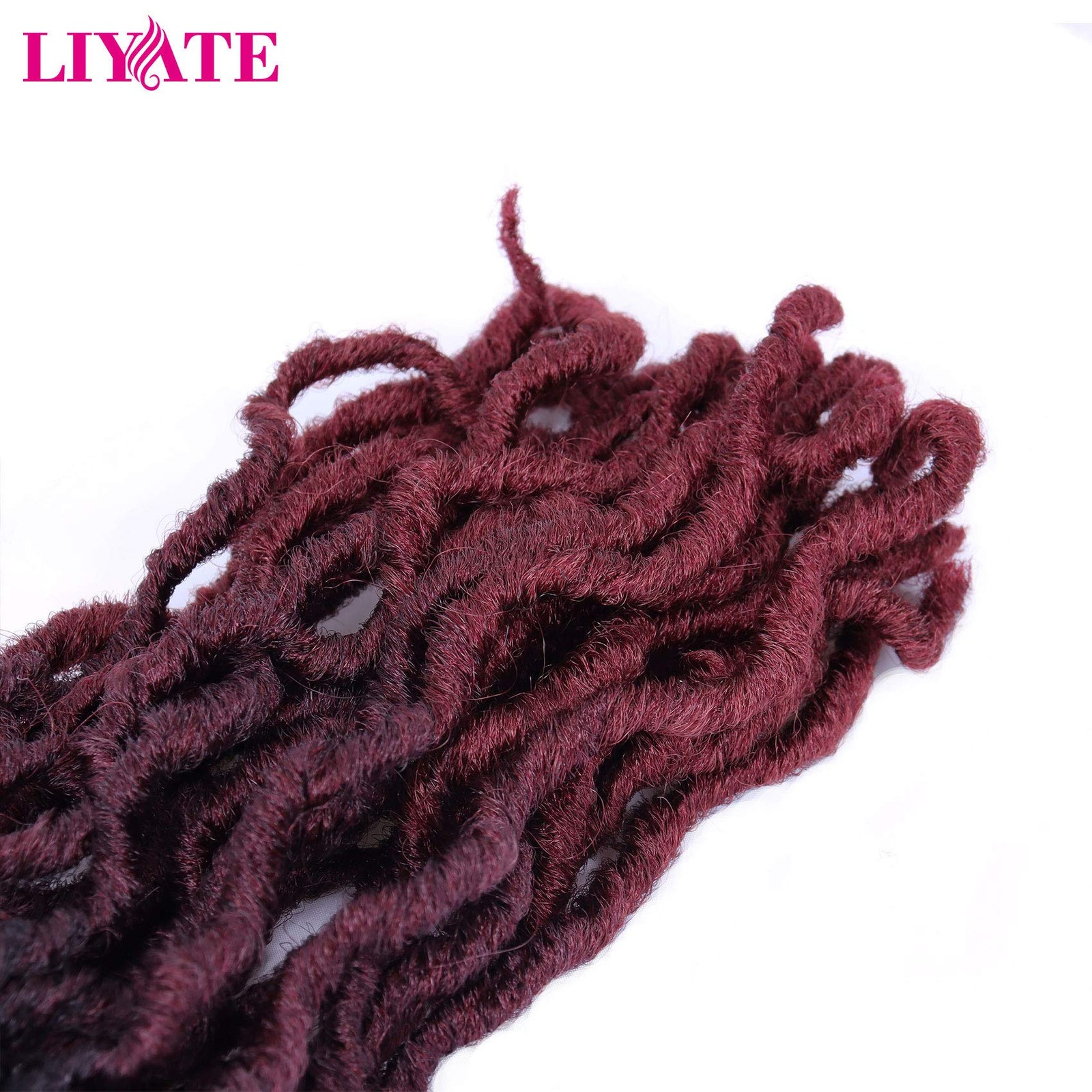 14 Inch Goddess Faux locs Crochet Hair 6 Packs/Lot Soft Gypsy Locs Wavy Croch…