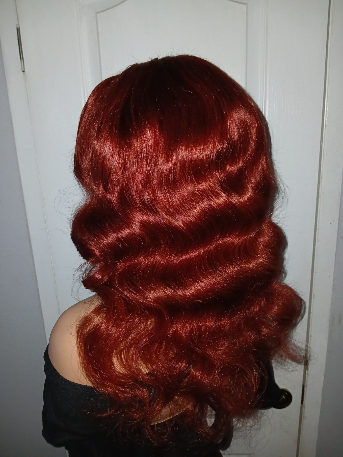 33B Reddish Brown Bundles with 4×4 Closure Body Wave Bundles Human Hair Wig