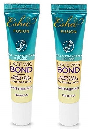 Esha Fusion Collagen & Vitamin Infused Lace Wig Bond Water Resistant 0.34Oz/10ml