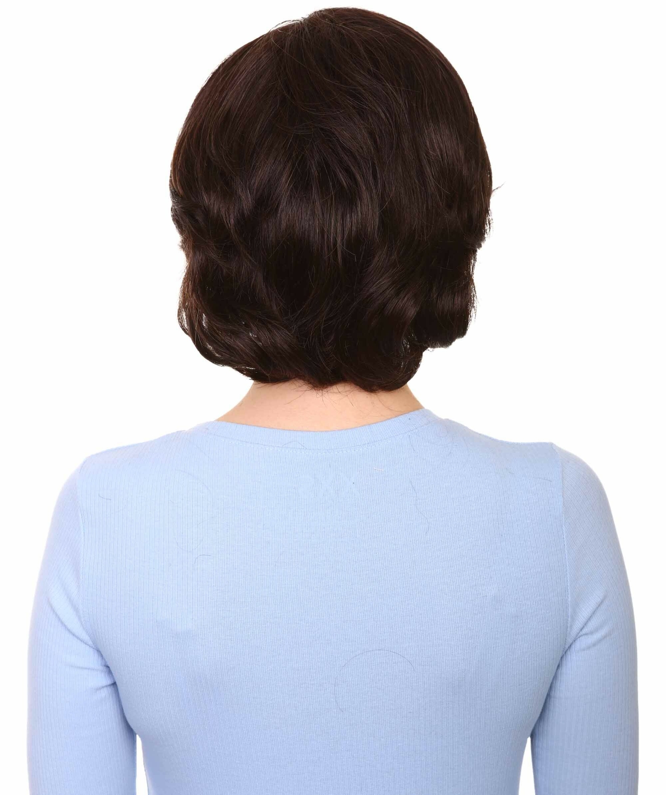 Lana – Straight Kanekalon Synthetic Fiber Full Wig, 3.25 – 6.5 in, Off Black