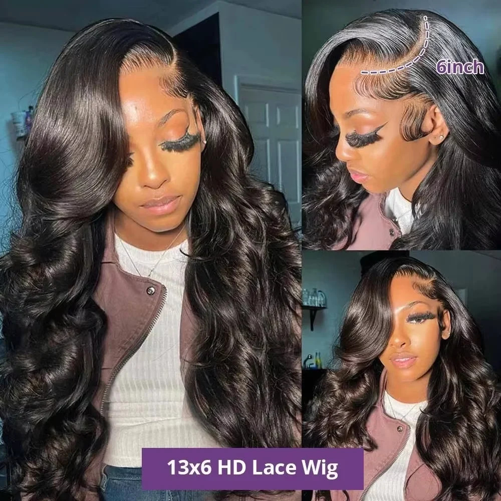 Body Wave 13×6 HD Lace Frontal Wigs Brazilian 13×4 HD Human Hair Wig For Women