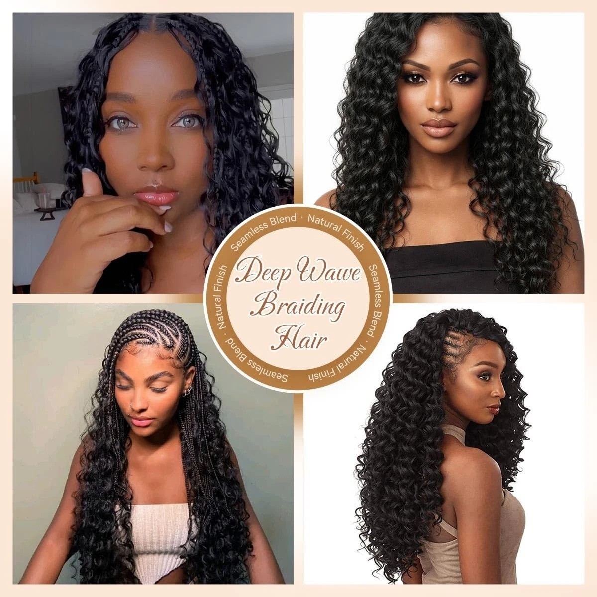Effortless Style with 100 Strands 18 Inch Miracle Knots Crochet Hair Extensions