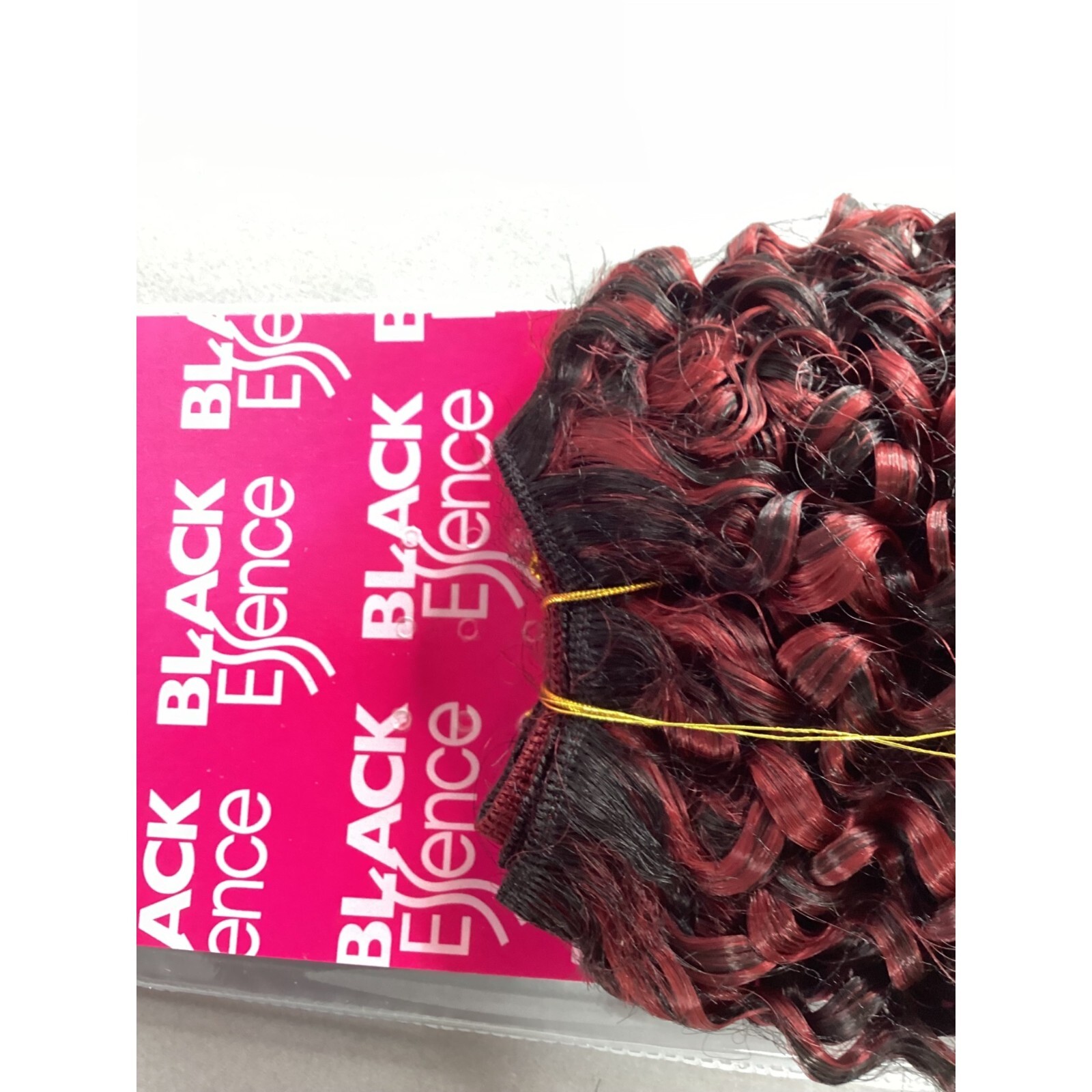 12″ Short Jerry Curl Color #F1BBG Off Black Highlights Blended Hair Extensions